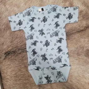 BRANDED COWBOY BUCKAROO BODYSUIT