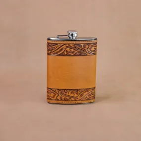 Russet Running Leaf Flask