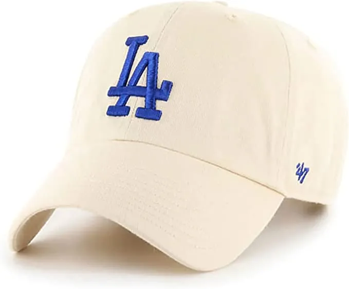 47 MLB Los Angeles Dodgers Brand Clean Up Adjustable Strapback Cap