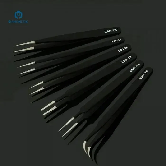 6 Kinds Stainless Steel SWDT Tweezers for iPhone Repair Tool