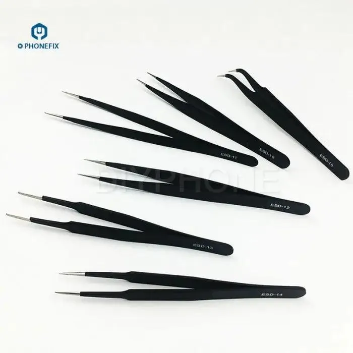 6 Kinds Stainless Steel SWDT Tweezers for iPhone Repair Tool