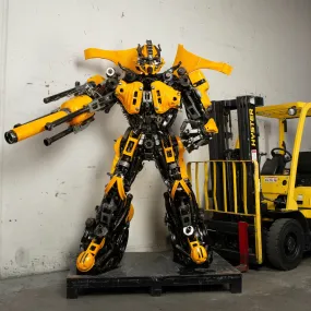 91 Bumblebee Inspired Recycled Metal Art Sculpture