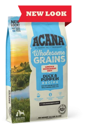 ACANA Singles   Wholesome Grains Limited Ingredient Diet Duck & Pumpkin Recipe Dry Dog Food