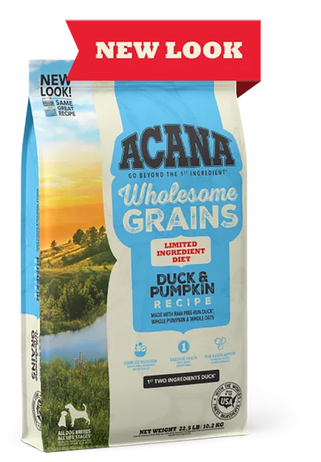 ACANA Singles   Wholesome Grains Limited Ingredient Diet Duck & Pumpkin Recipe Dry Dog Food