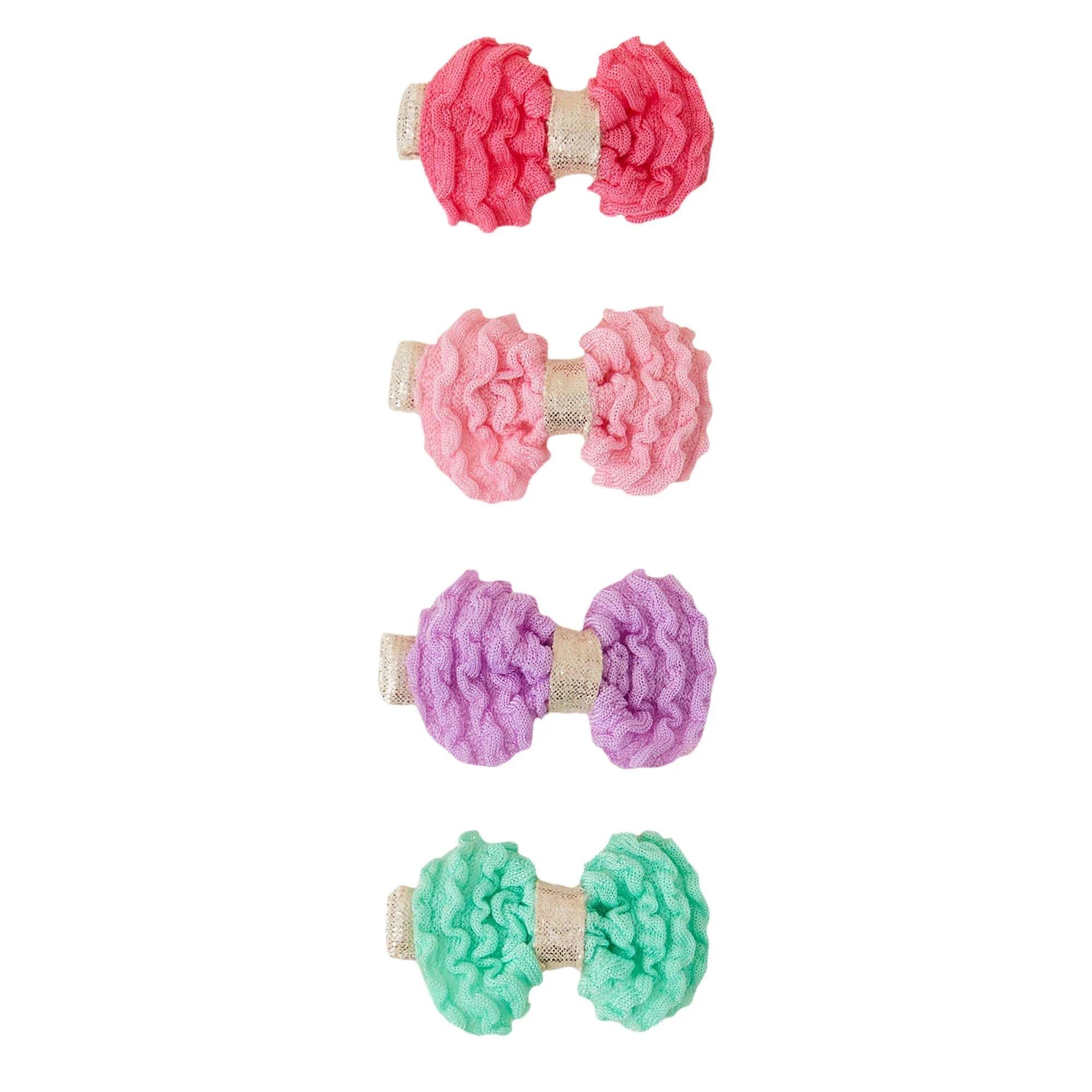 Accessorize London Girl's 4 X Bow Clips