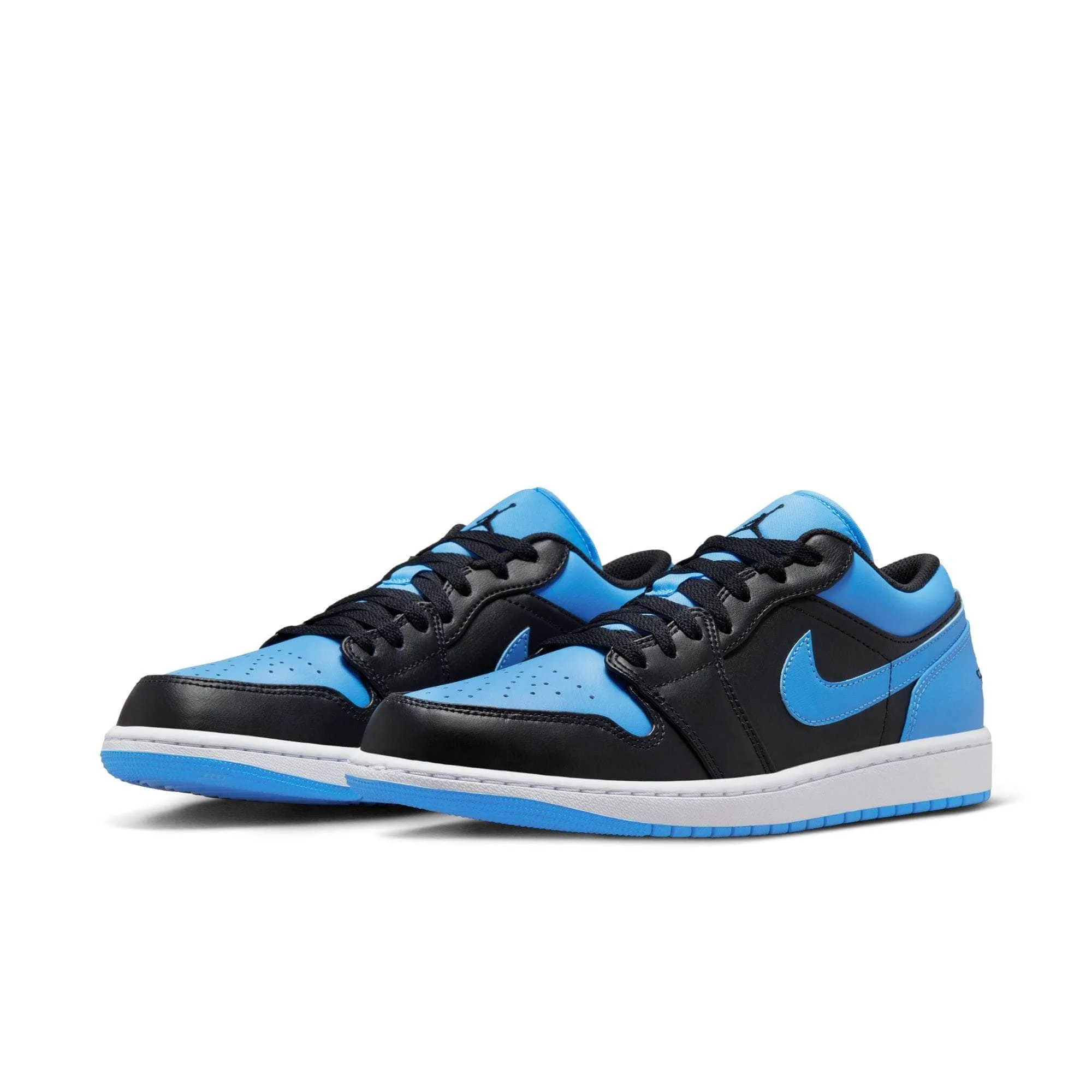 Air Jordan 1 Low "Black University Blue" - Men's