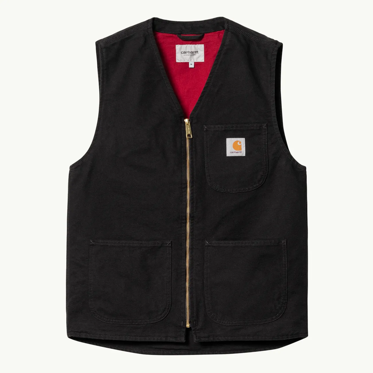 ARBOR VEST BLACK RINSED