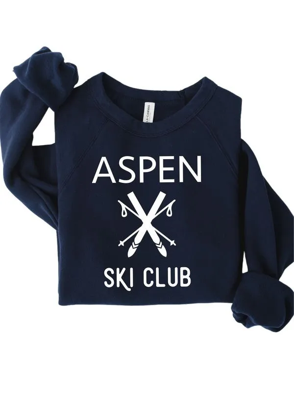 ASPEN Ski Club Bella Canvas Premium Crew