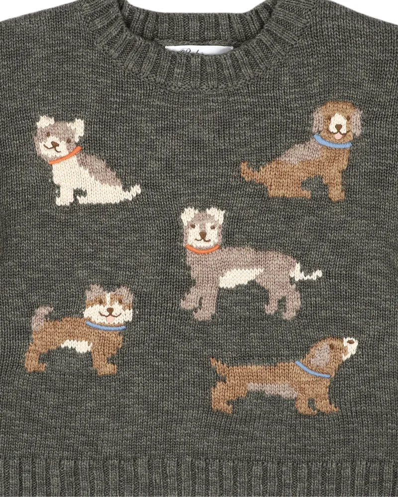 AUSTIN DOGS KNITTED JUMPER 3-5 YRS