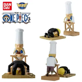 Bandai Sanji Zeff Action Toys Original ONE PIECE WCF VOL.8 Anime Figures