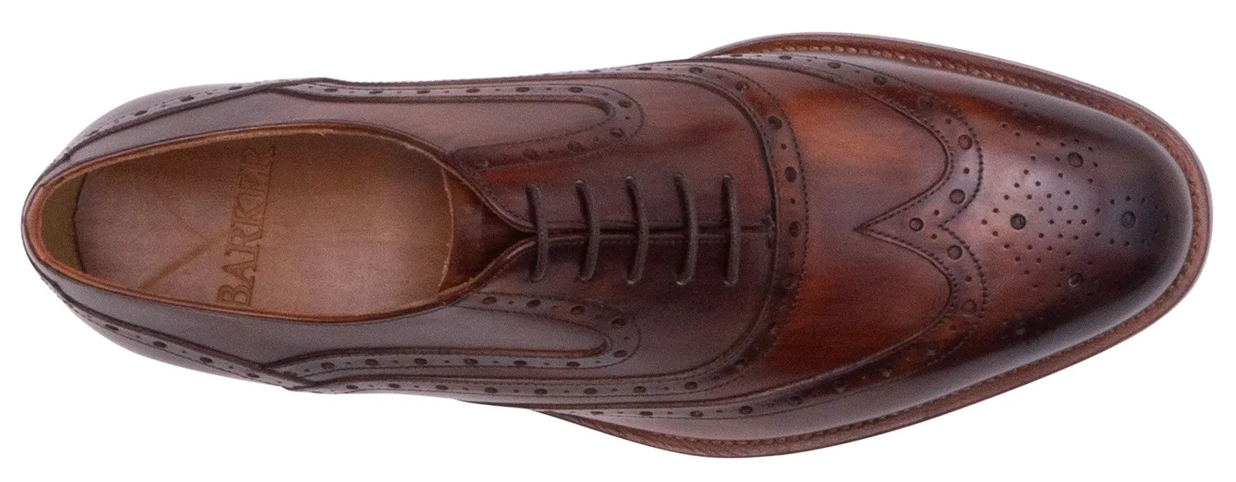 Barker Liffey 4781 Mens Leather Lace Up Brogue Shoe