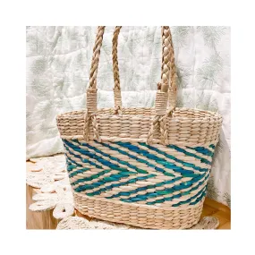 Basket Straw Chevron