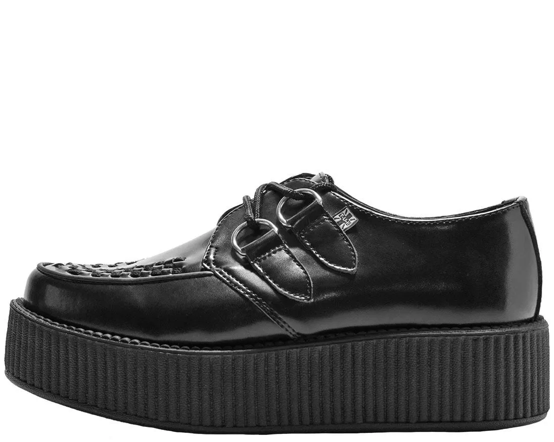 Black Leather Viva Mondo Creeper