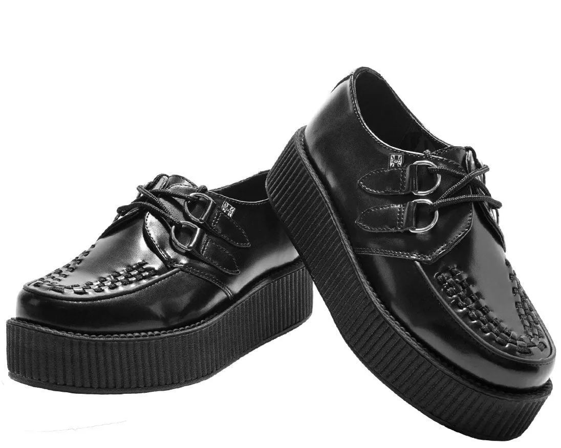 Black Leather Viva Mondo Creeper