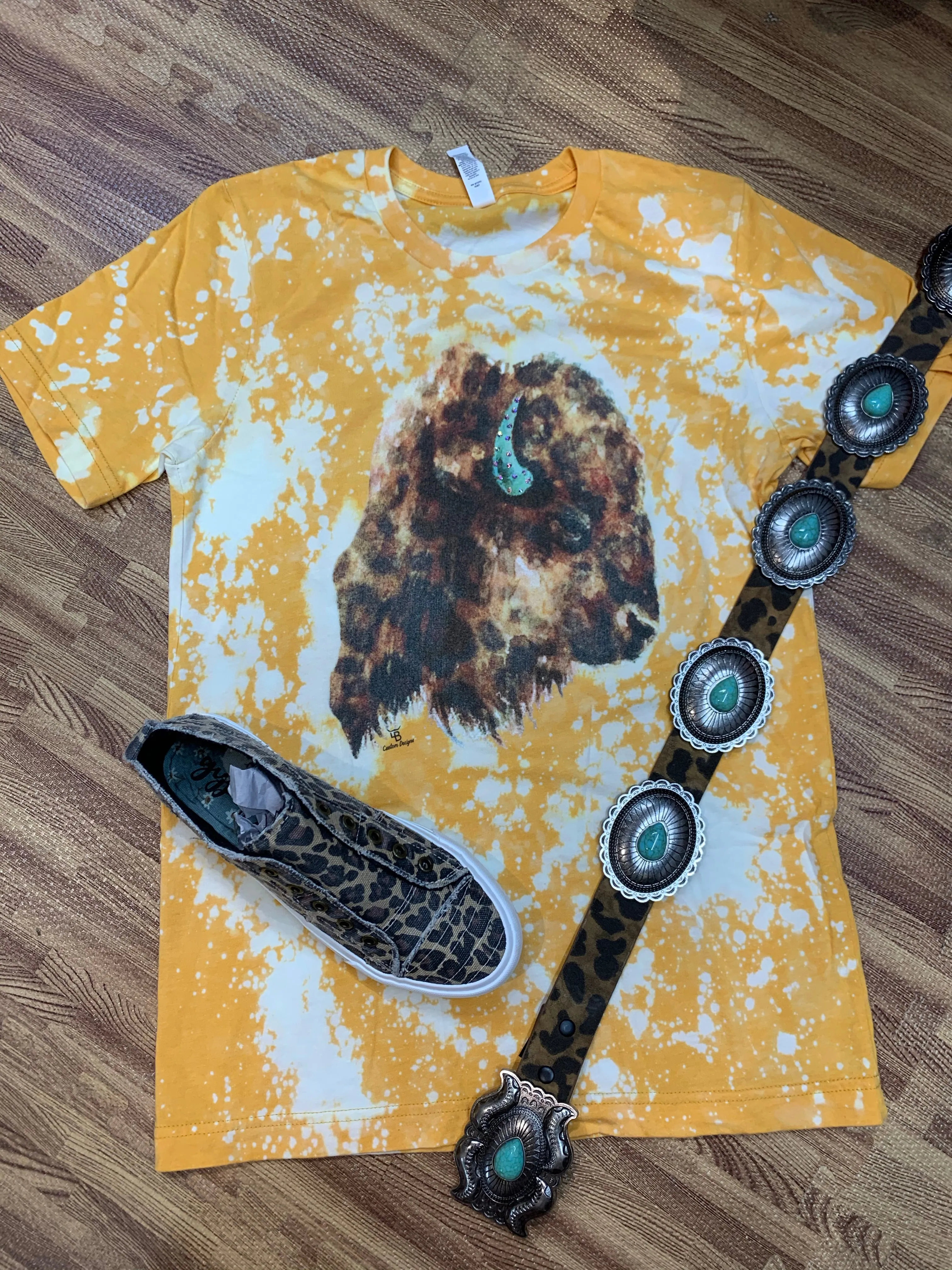 Bleached Buffalo T Shirt