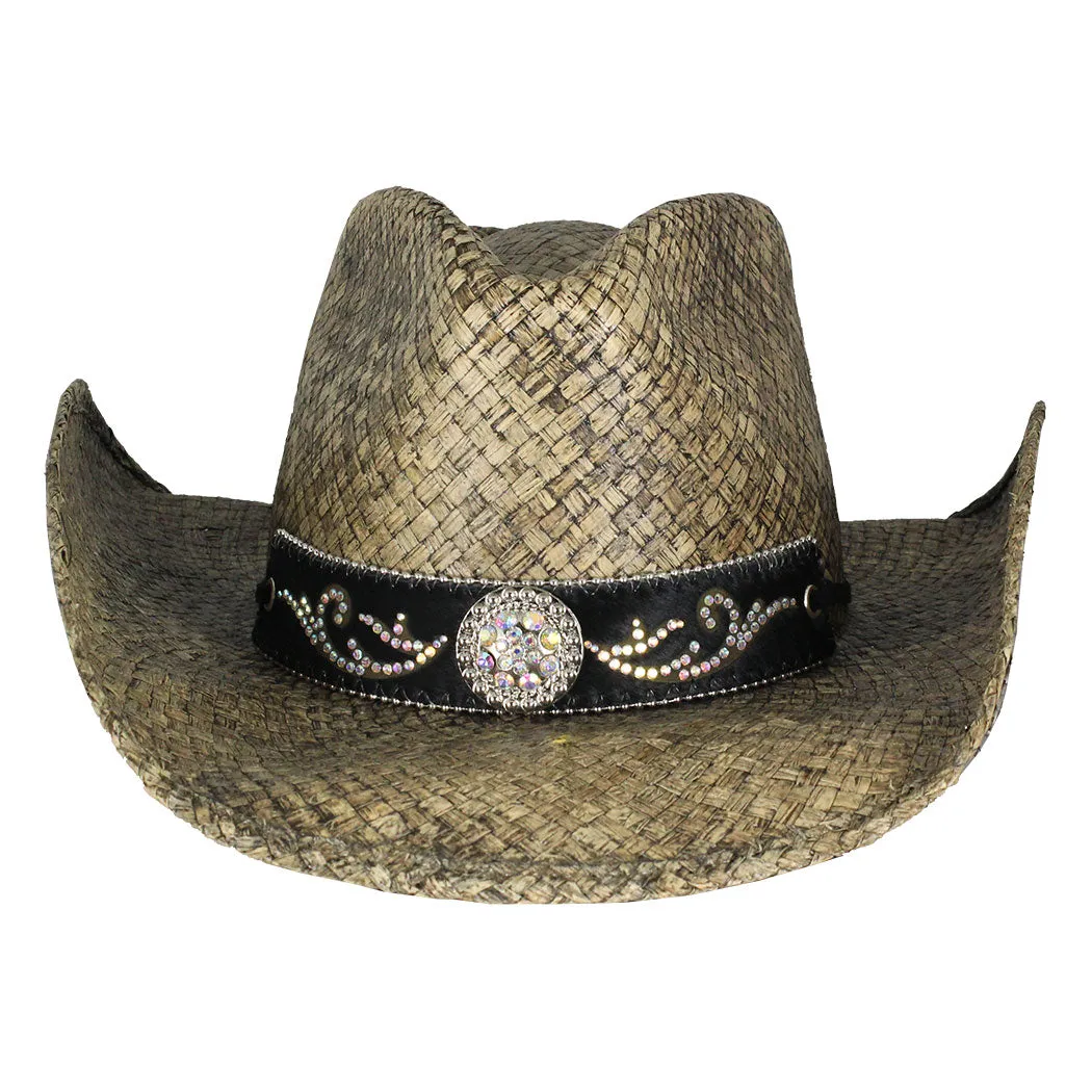 Bullhide Hats Women's Tennessee River Straw Cowboy Hat