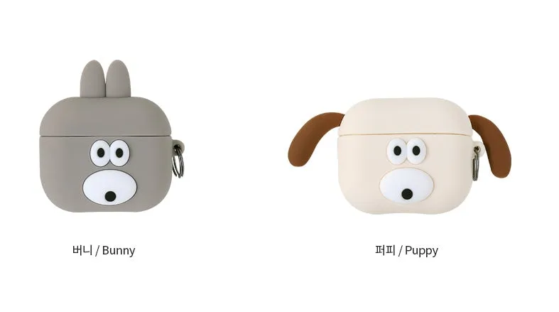 Bunny Puppy Characters Airpods3 Cases Accessory Silicone Protect Apple Gadget Cute Accessories