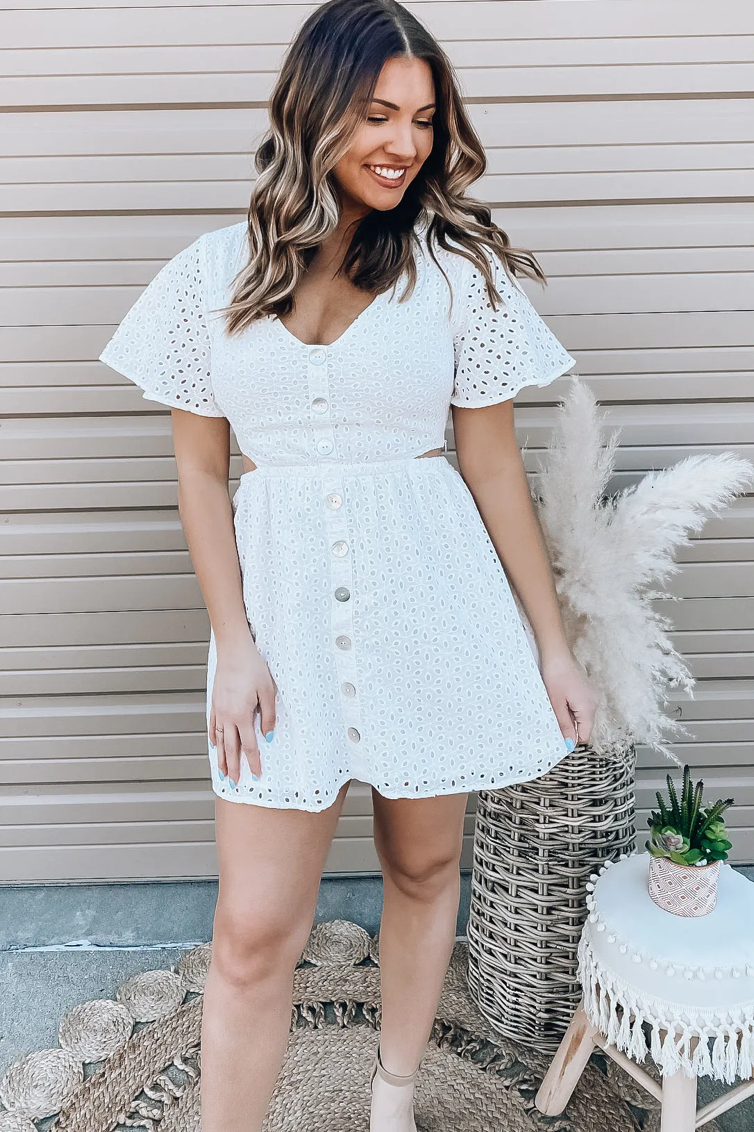 Cabo Eyelet Dress