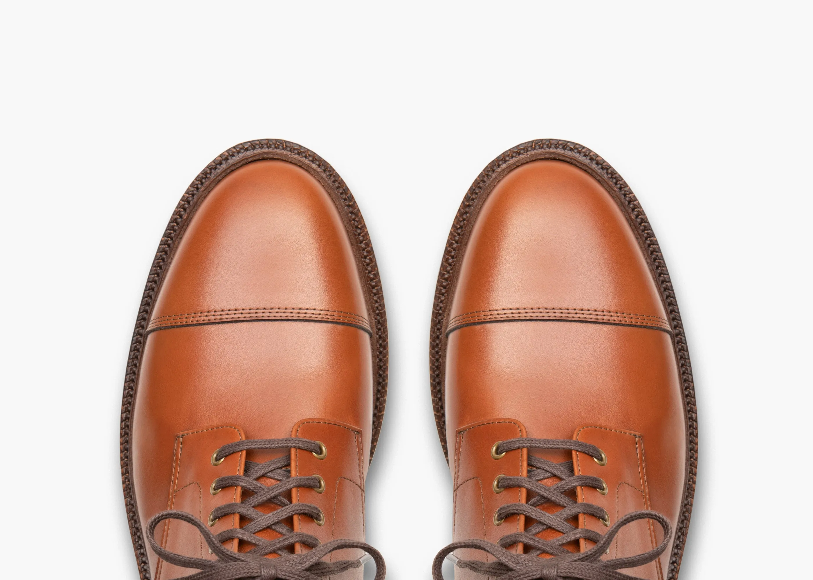 Cap Toe Boot British Tan Calf