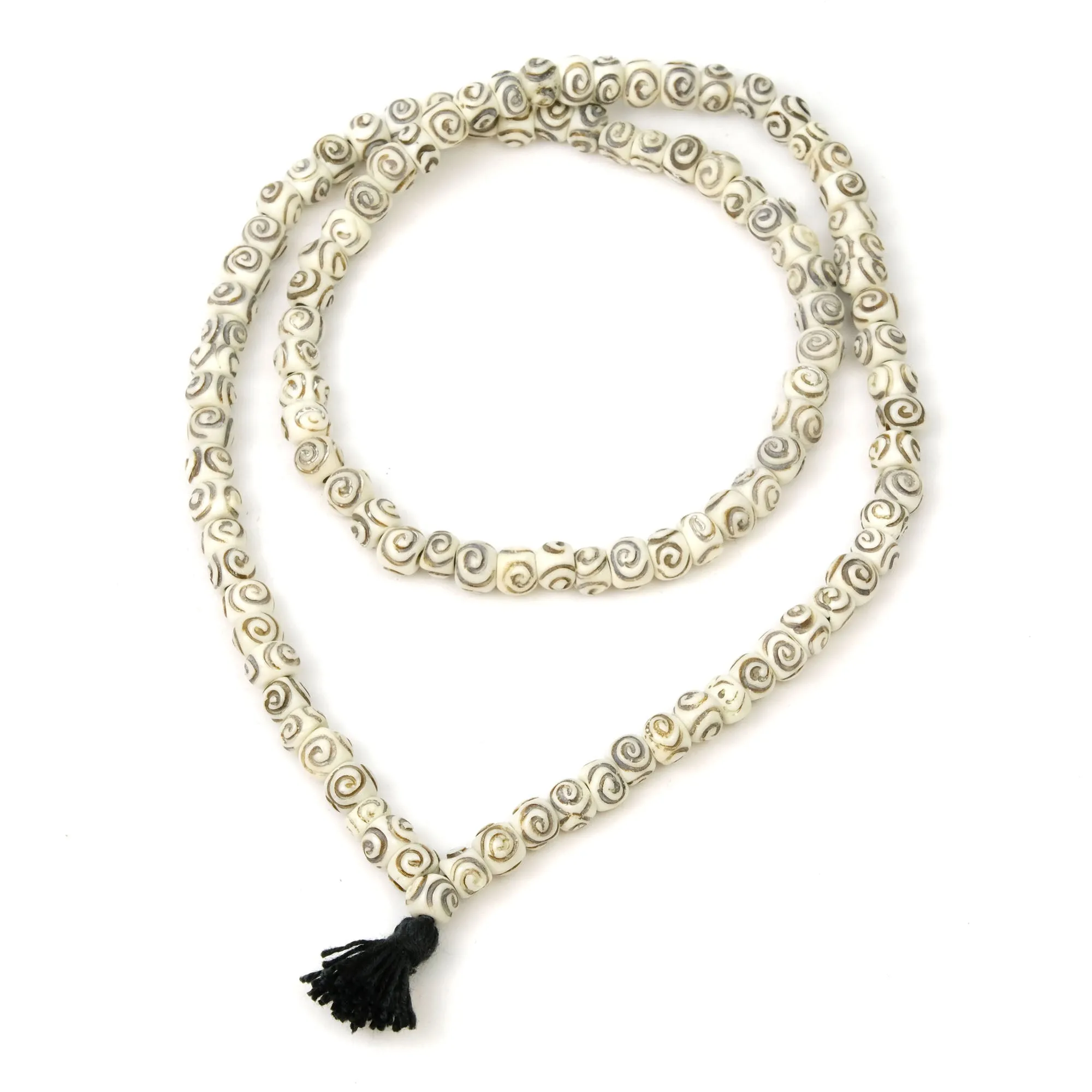 Carved Bone Mala