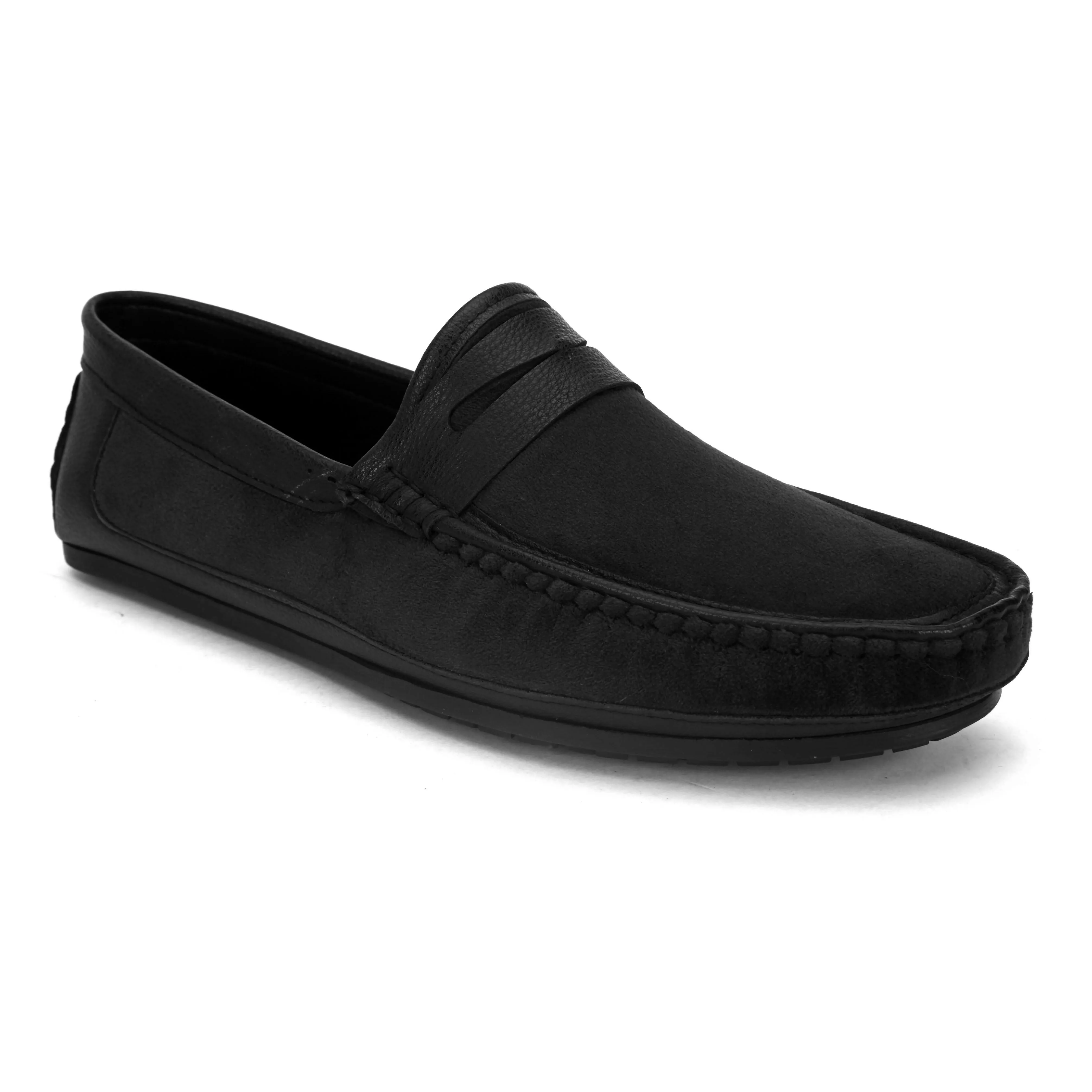 Cassio Black Driving Loafers