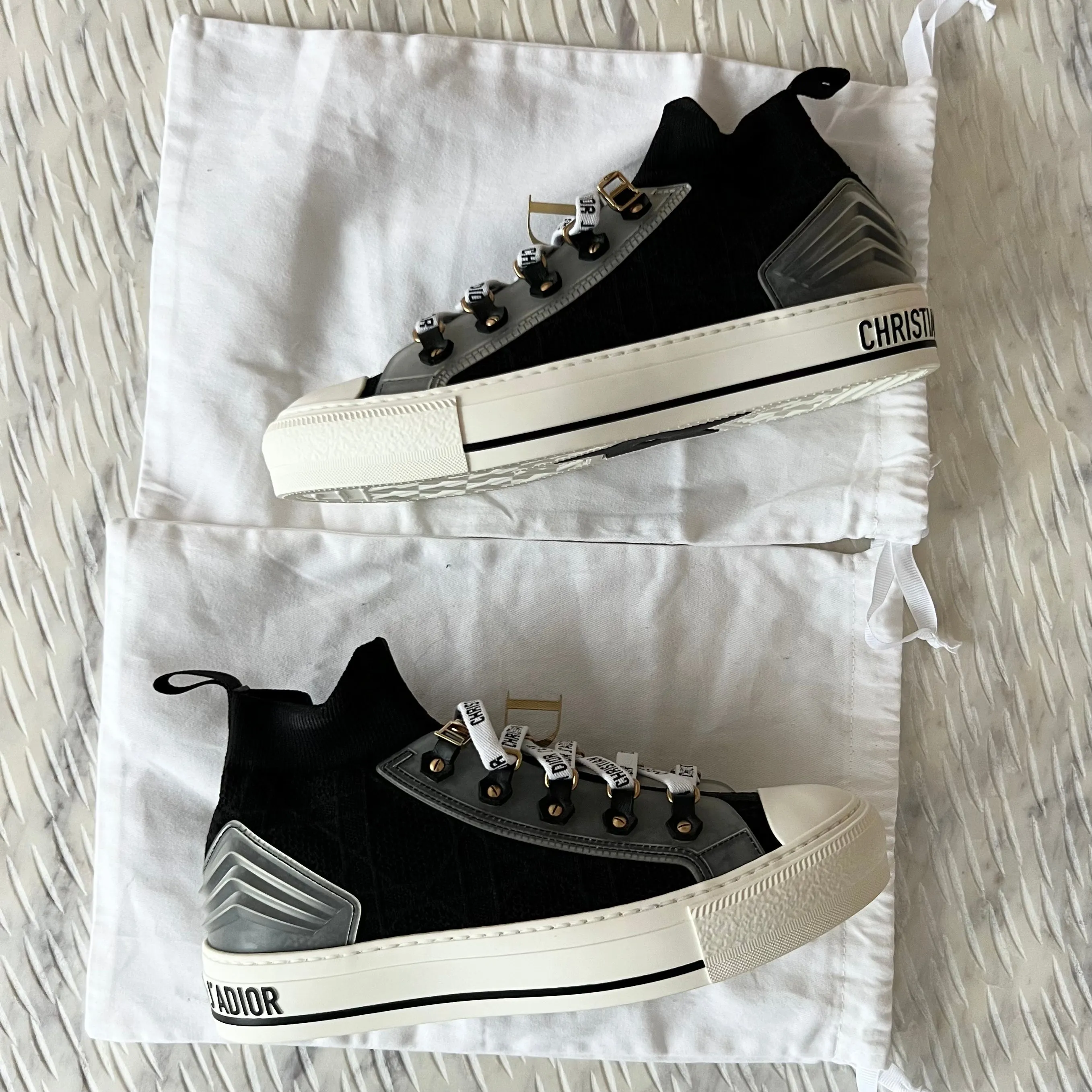 Christian Dior Walk’n’dior  High Top Sneakers