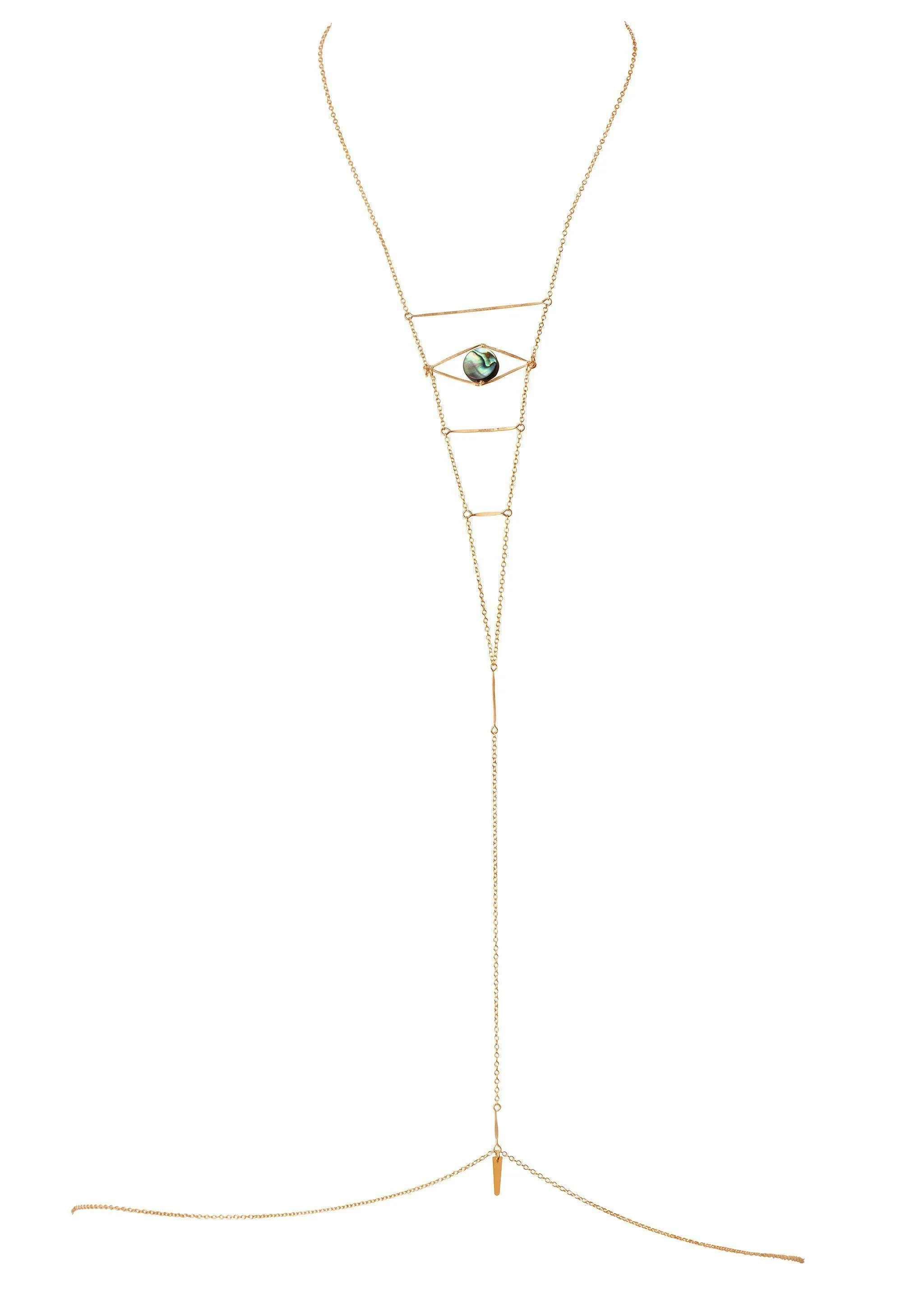 Cupid's Eye Abalone Body Chain