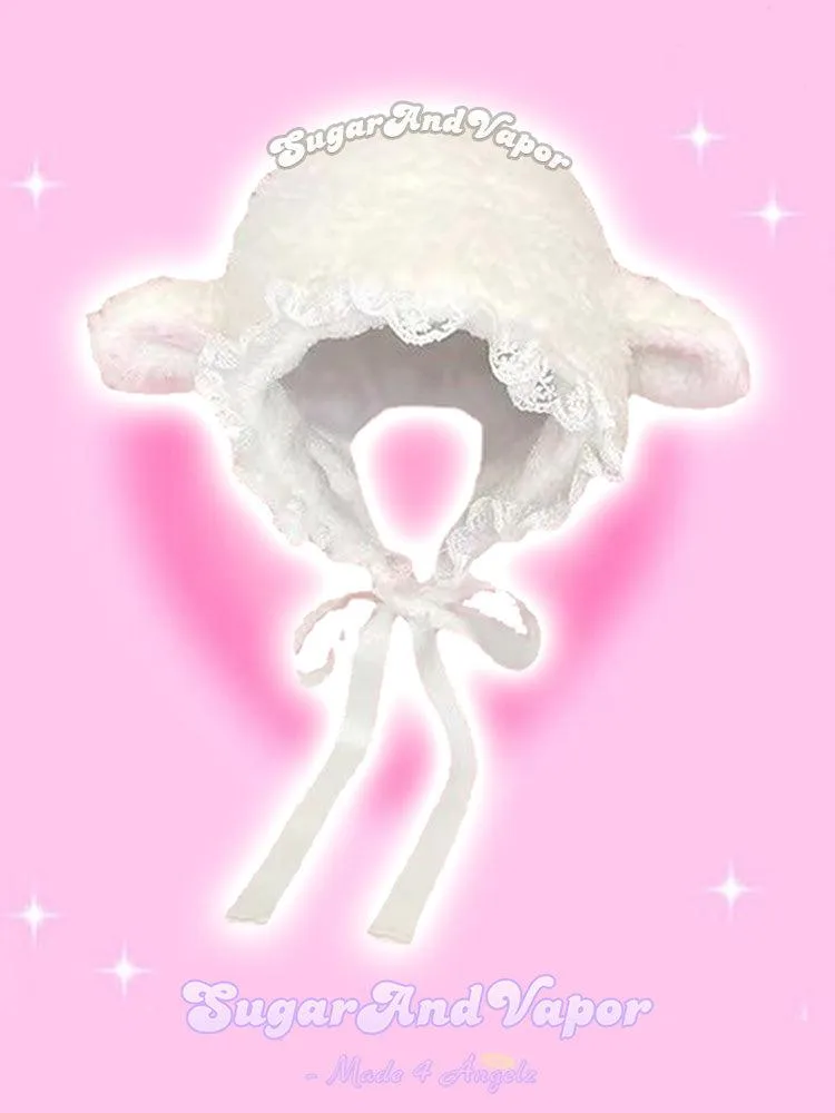 Cute Furry Lamb Lolita Hat