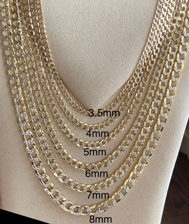 Diamond cut gourmet chain