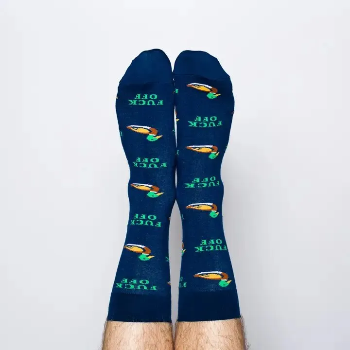 Duck Off Men's Crew Socks