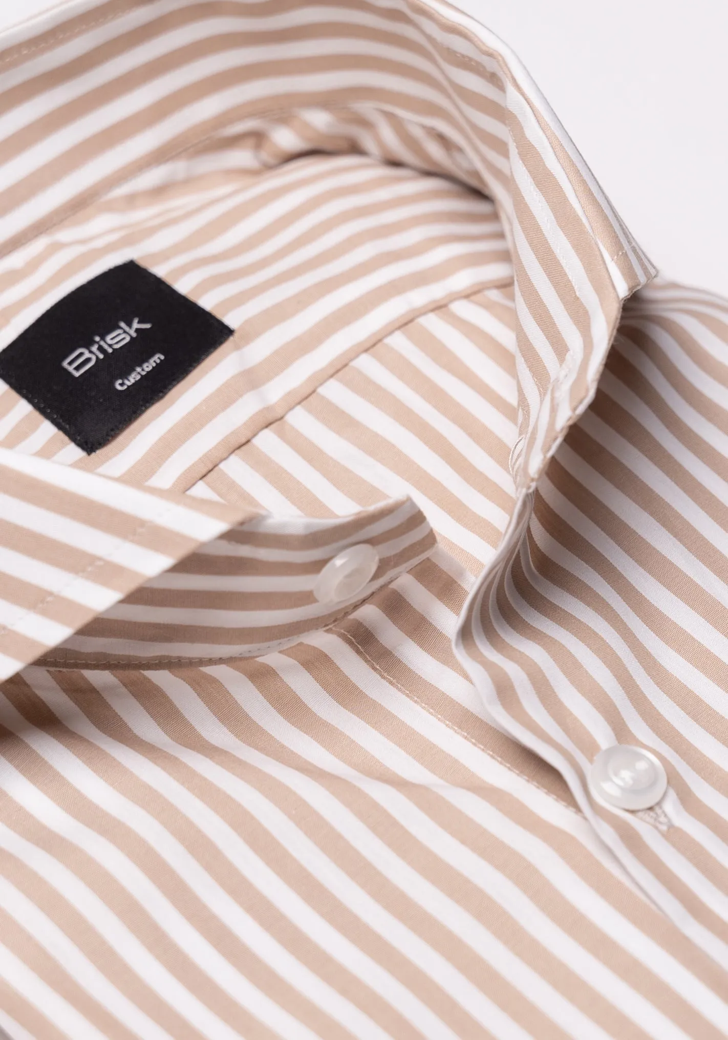 Egyptian Tan Bengal Stripes Shirt