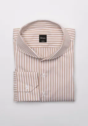 Egyptian Tan Bengal Stripes Shirt