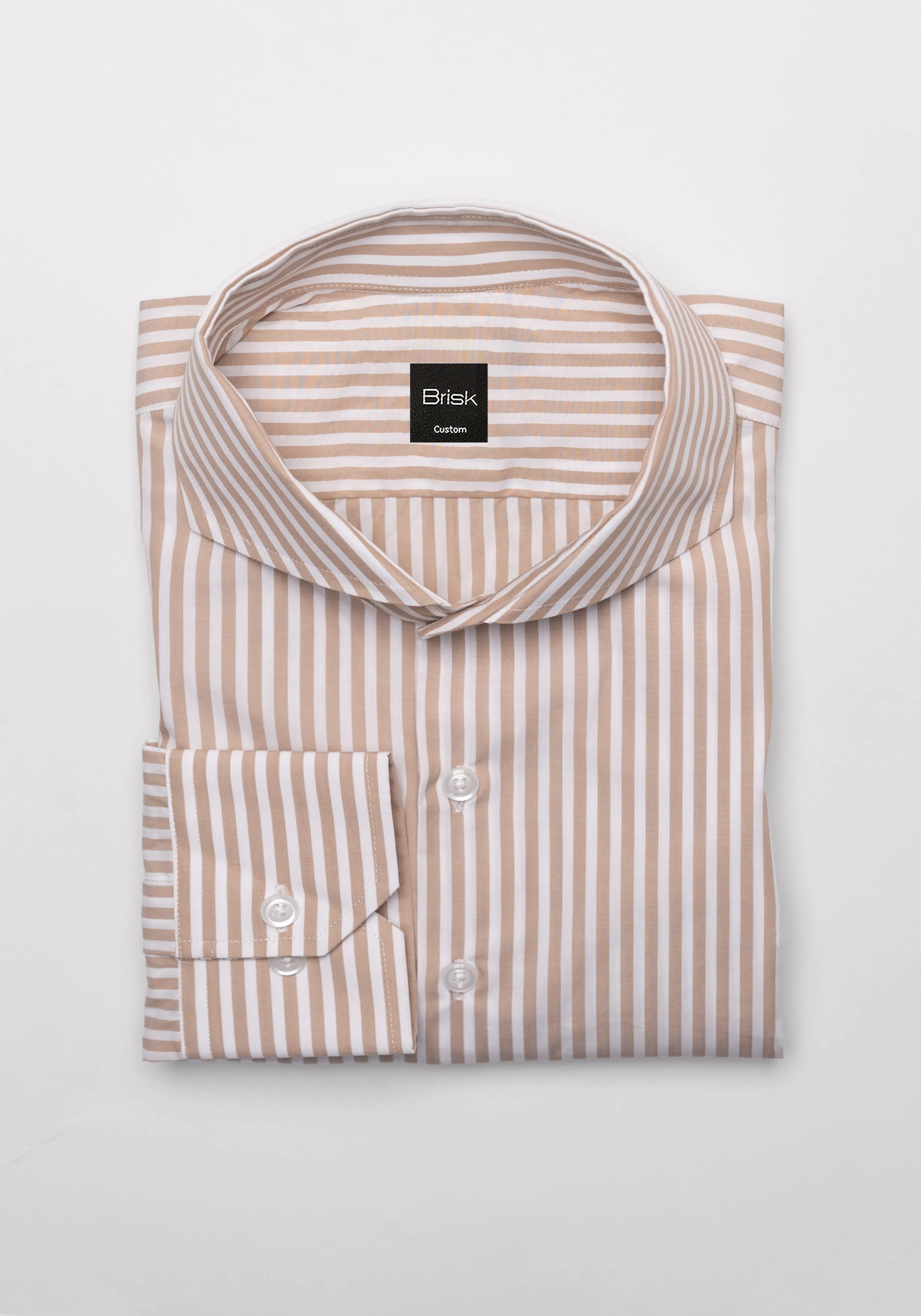 Egyptian Tan Bengal Stripes Shirt