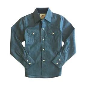 Ely Cattleman Boys' Mini Geo Print Shirt