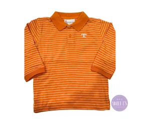 Game Day - Tennessee Orange Stripe LS Polo