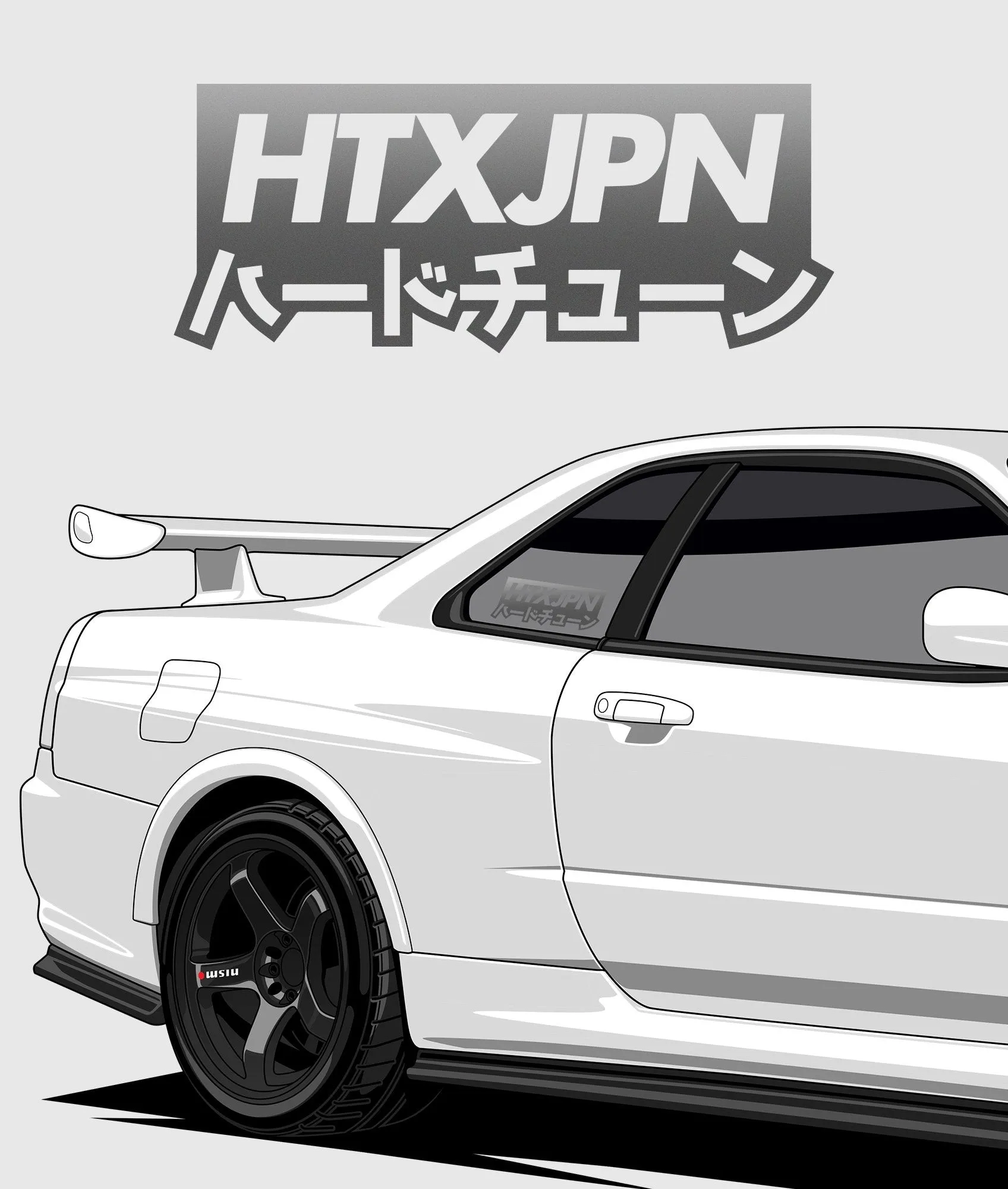 HTXJPN Kanji Vinyl Sticker