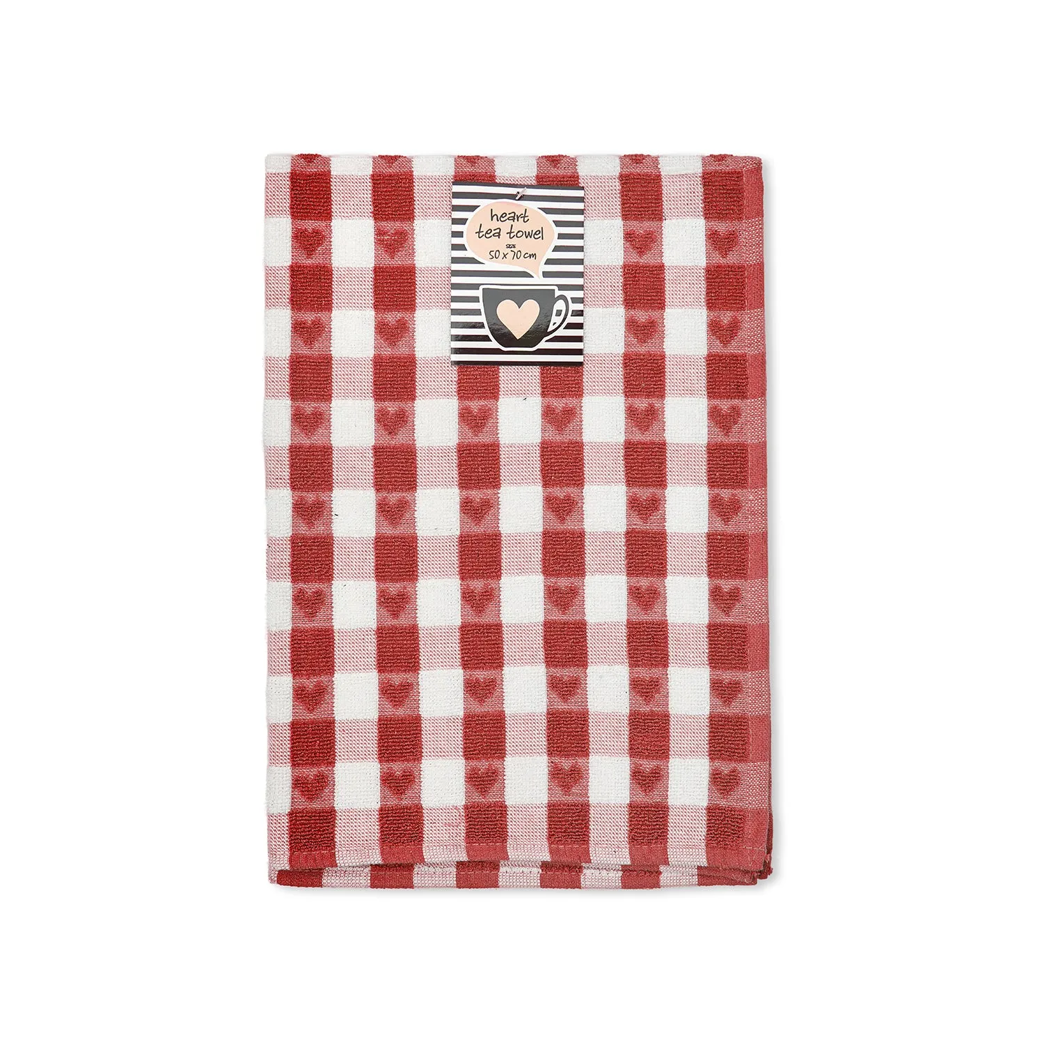 Jacquard Tea Towel - Red