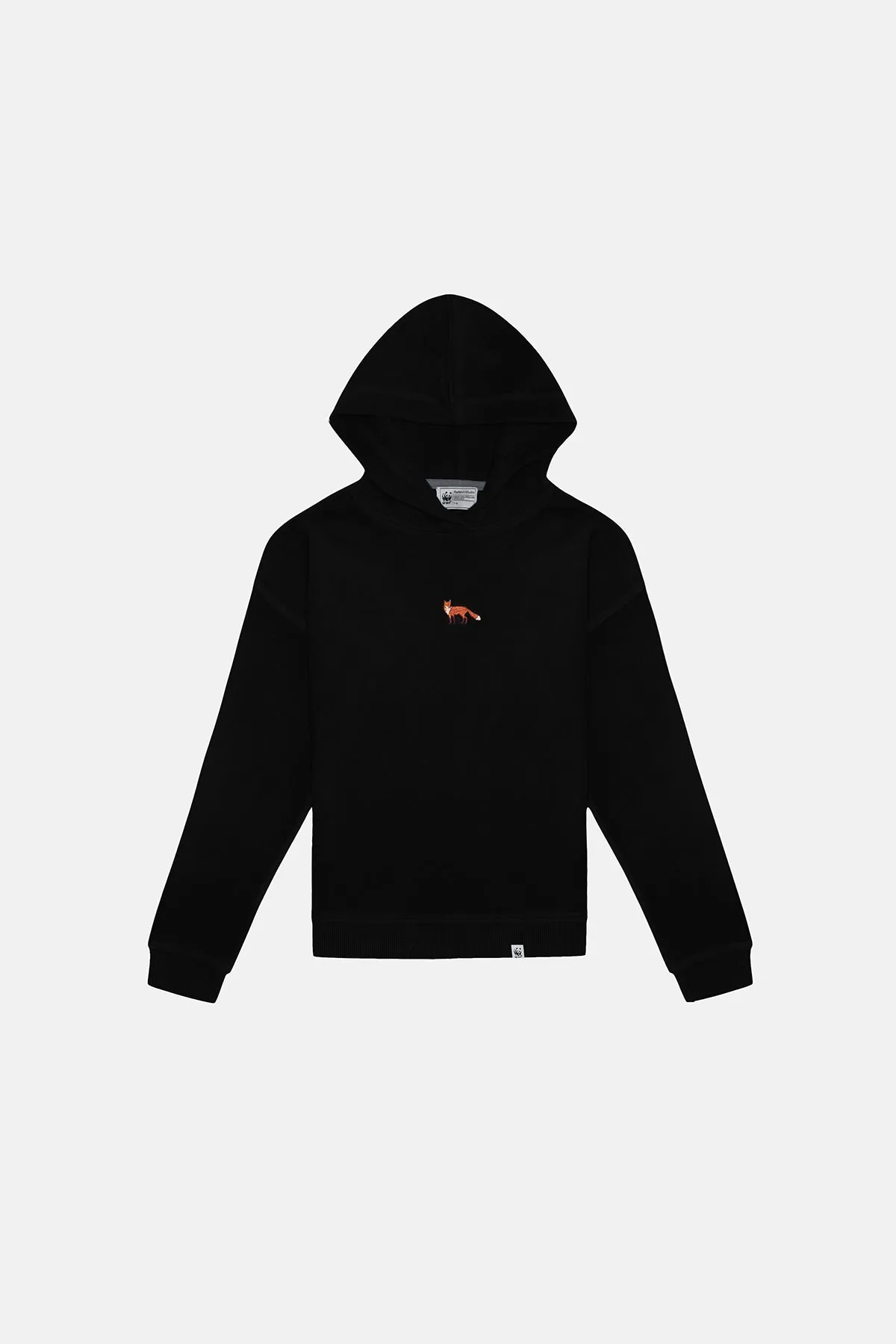 Kzl Tilki Super Soft ocuk Hoodie - Siyah