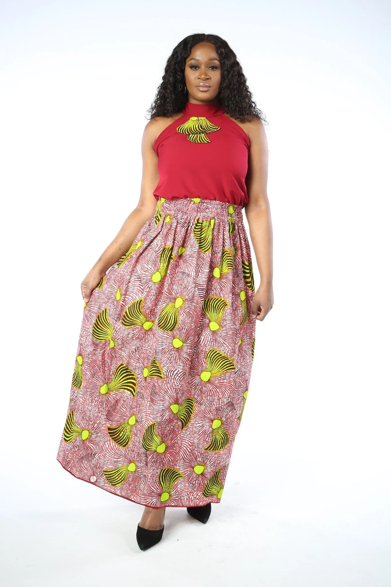 LADIA II African Print Dress