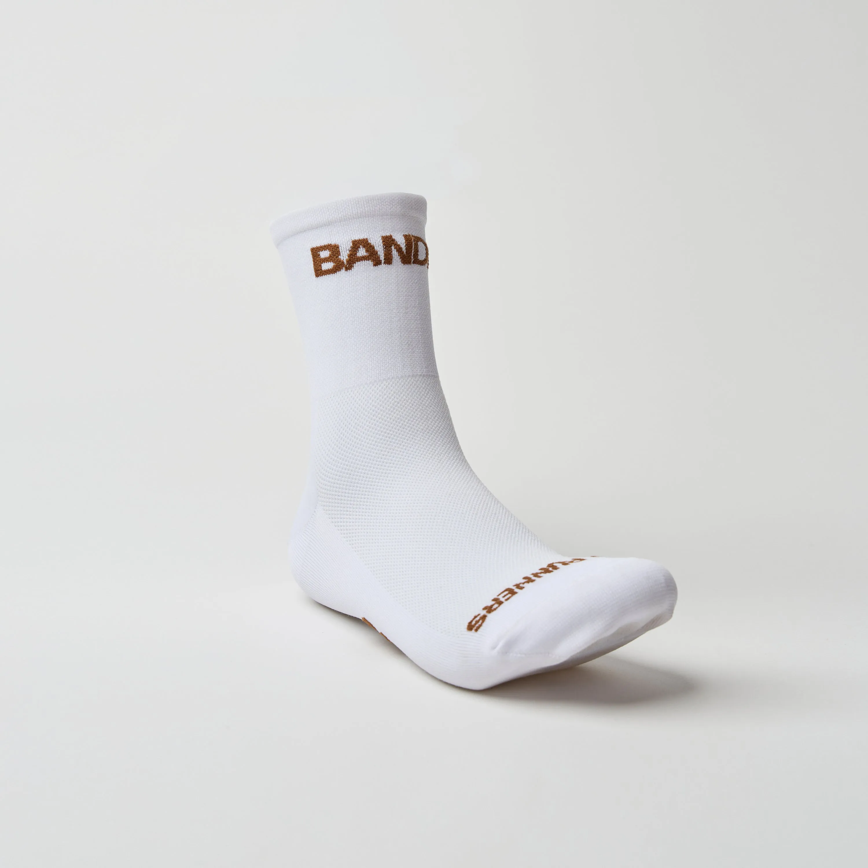 Lite Run™️ Quarter Socks - White with Nutmeg - 2 Pack