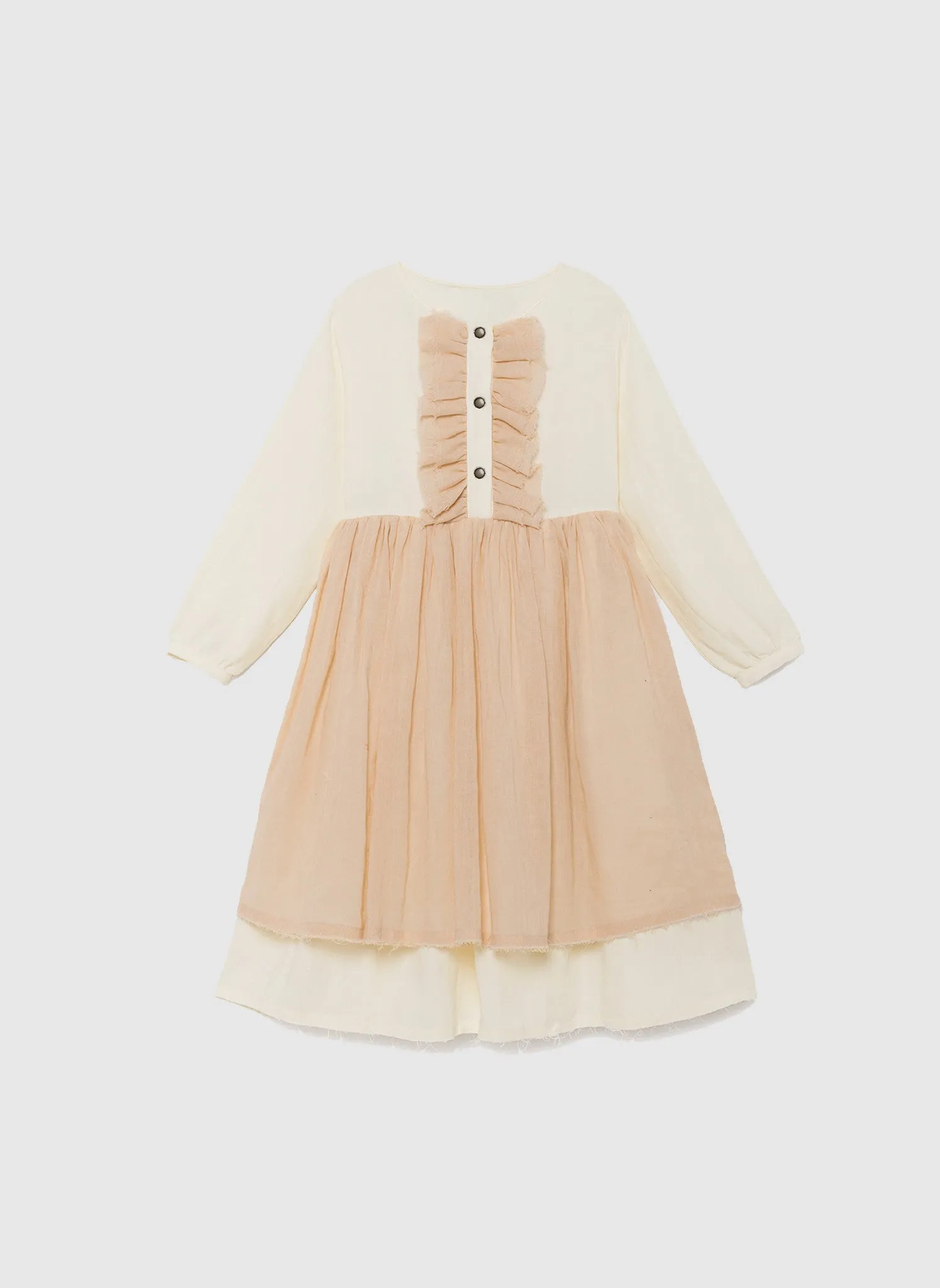 Little Creative Factory Nicole's Ruffled Dress in Ivory