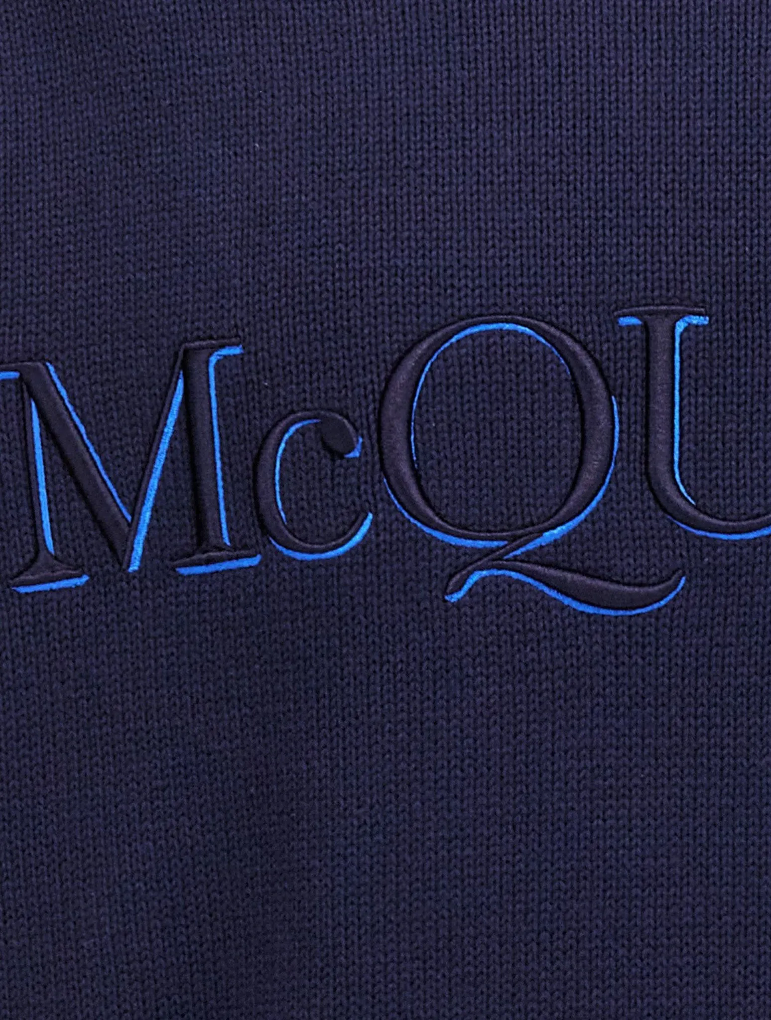 Logo embroidery sweater