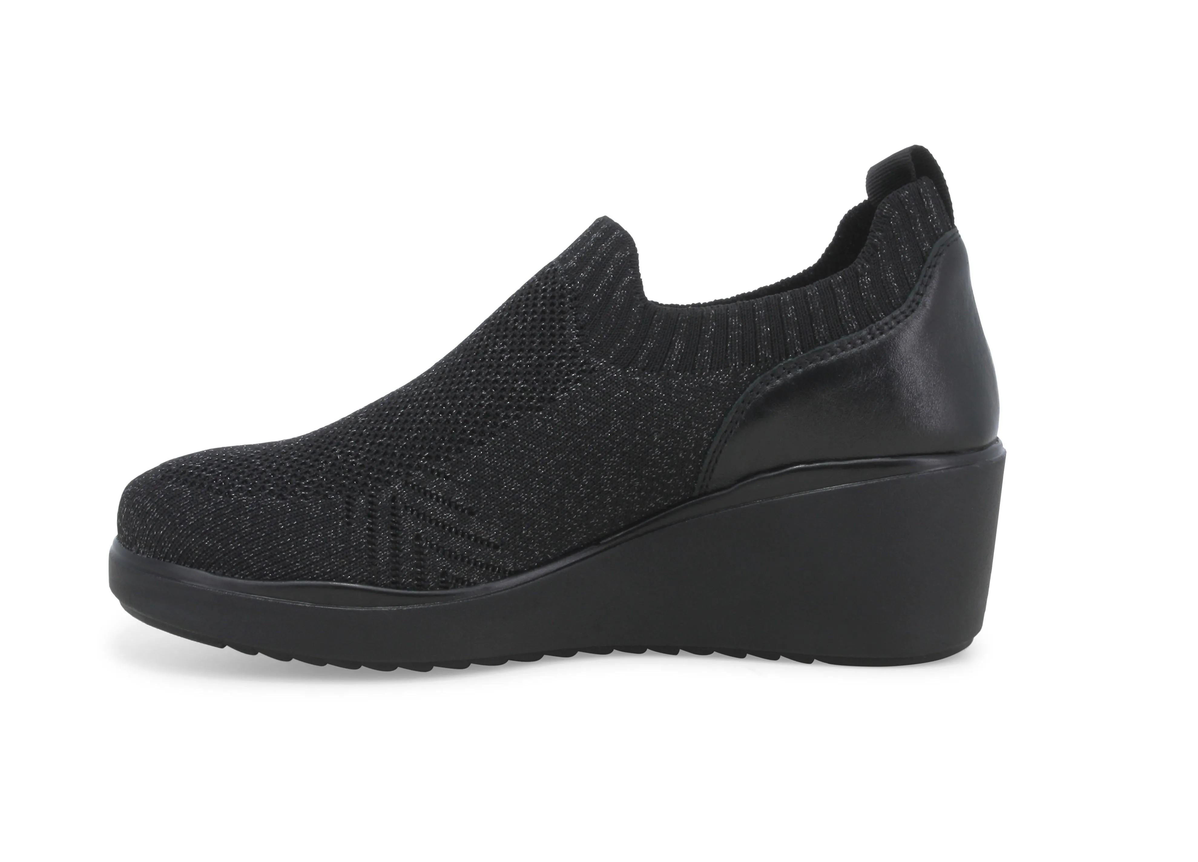 Melluso Slip-on Donna Estiva Zeppa Tessuto Elasticizzato