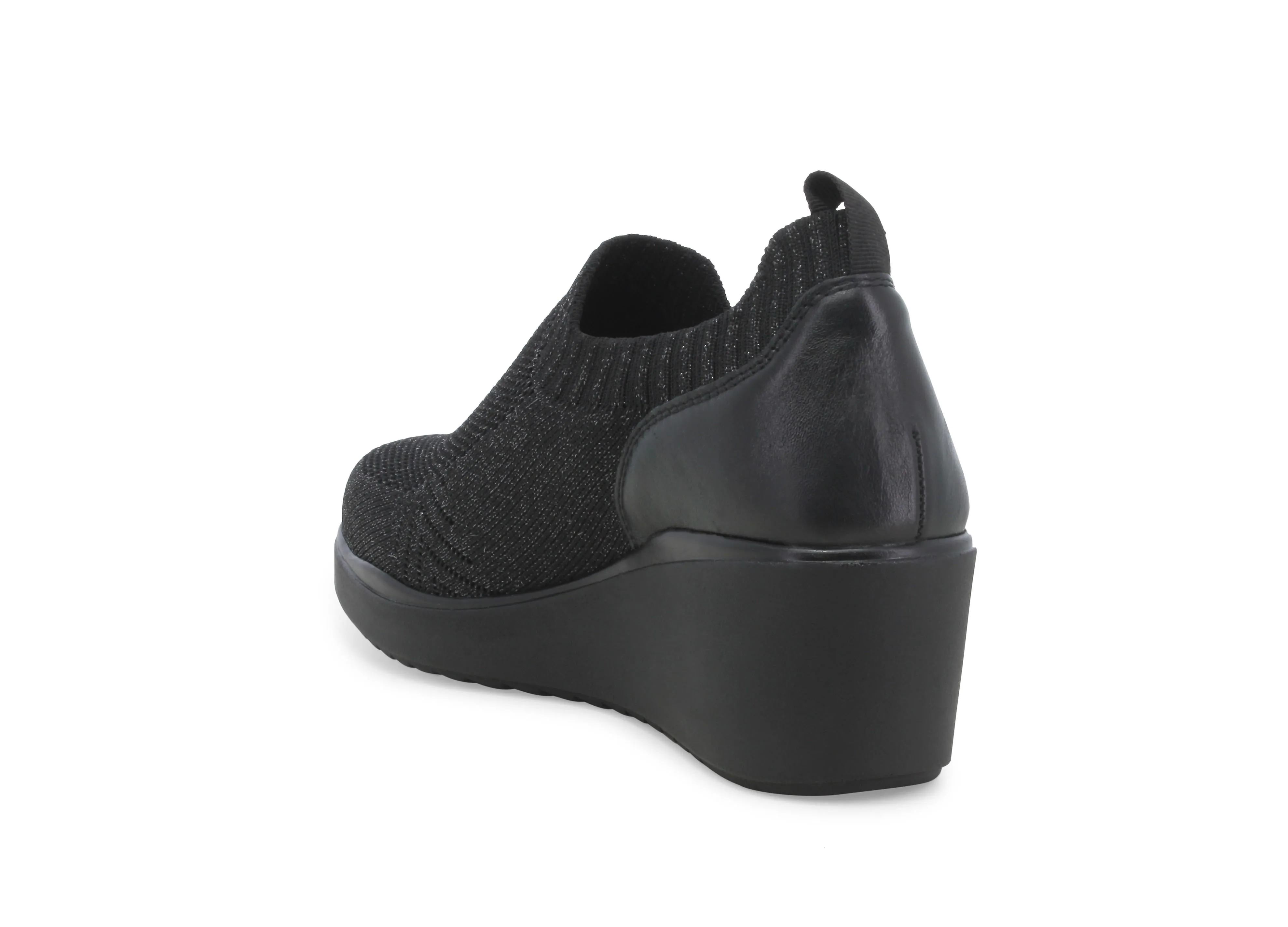 Melluso Slip-on Donna Estiva Zeppa Tessuto Elasticizzato