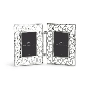 Michael Aram Double Heart Hinged Frame 2x3