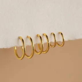 Mini Bold Hoops