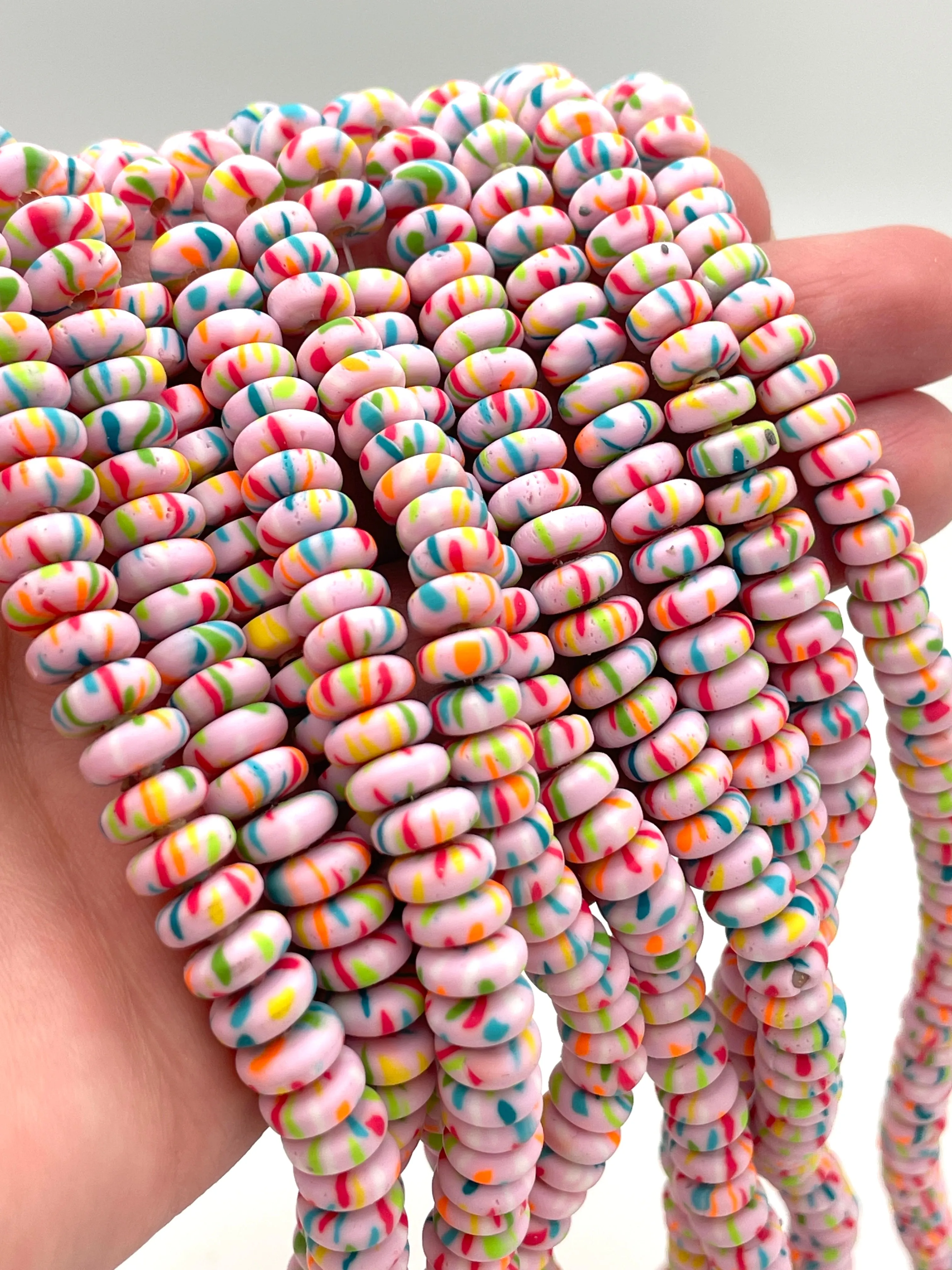 Multi-Color Smartie Candy Beads