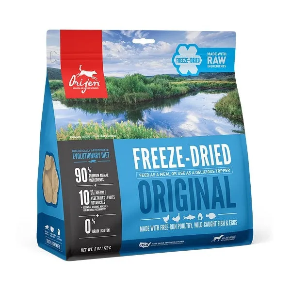 ORIJEN Adult Freeze-Dried Dog Food 6-oz