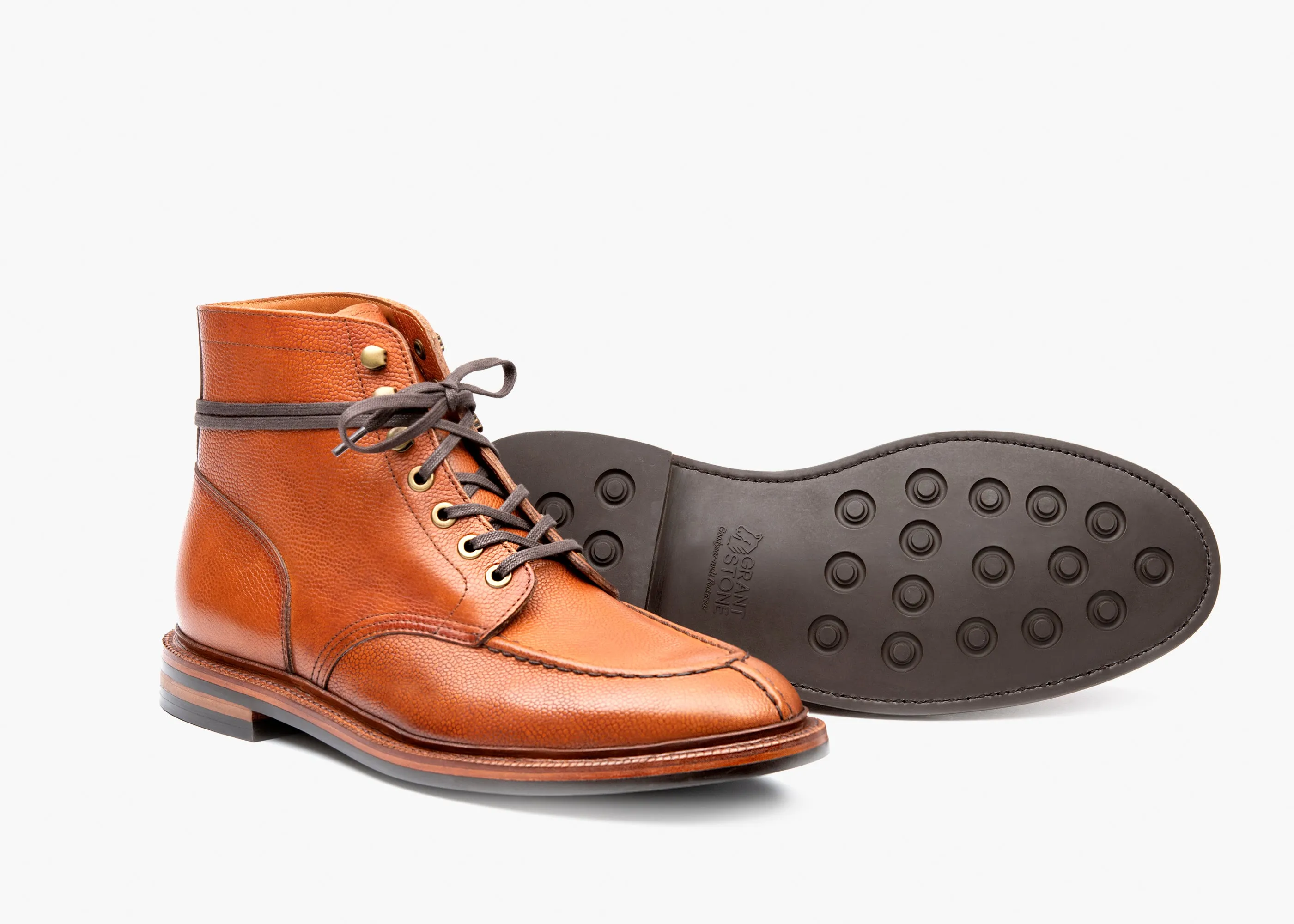 Ottawa Boot - Antique Cognac Pebble Grain