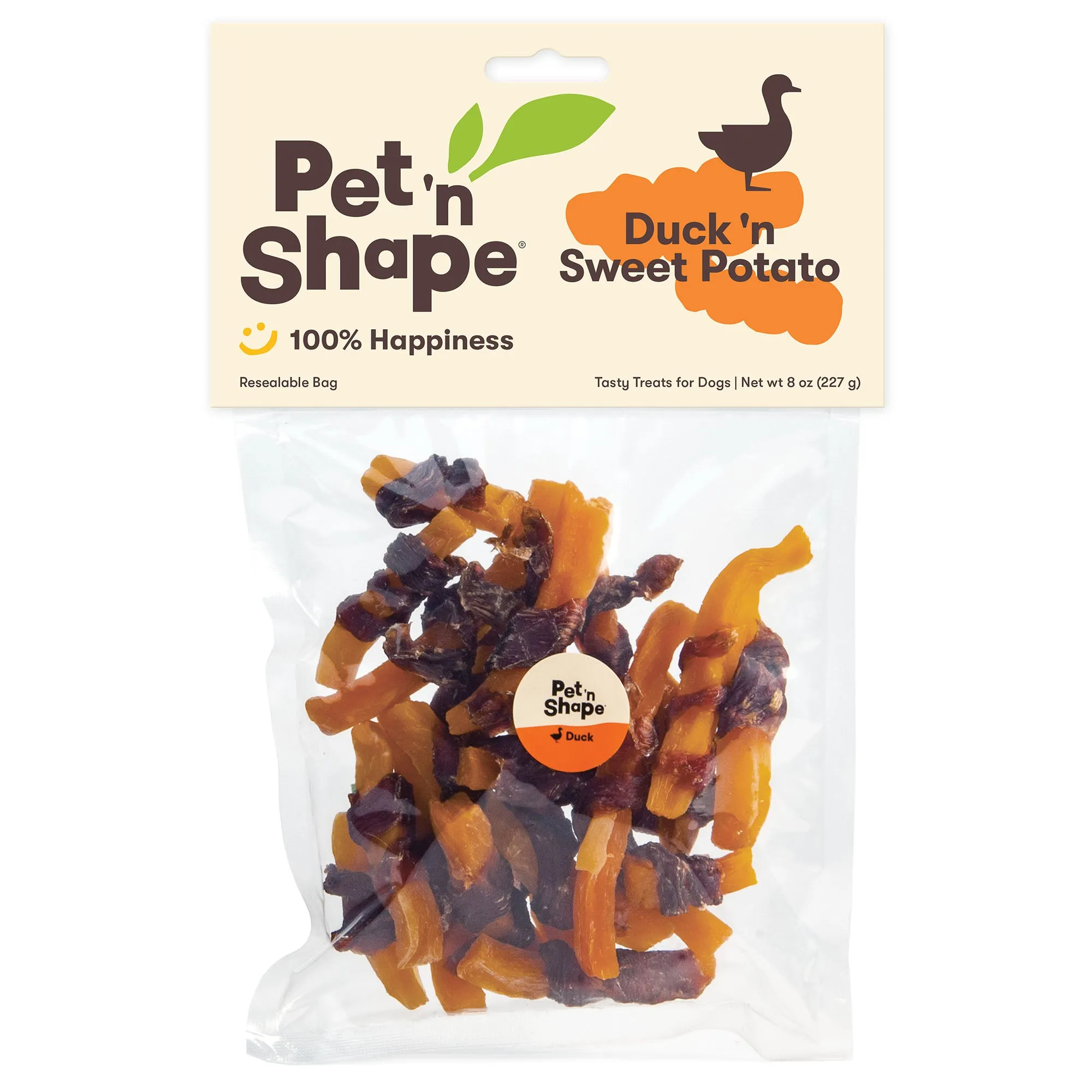 Pet 'n Shape Duck 'n Sweet Potato Dog Treat 8oz